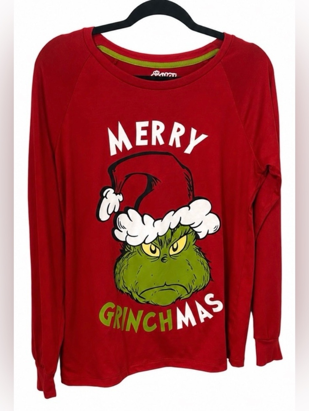Grinch 'Merry Grinchmas' Red Long Sleeve Tee
Small ❤️🎄💚